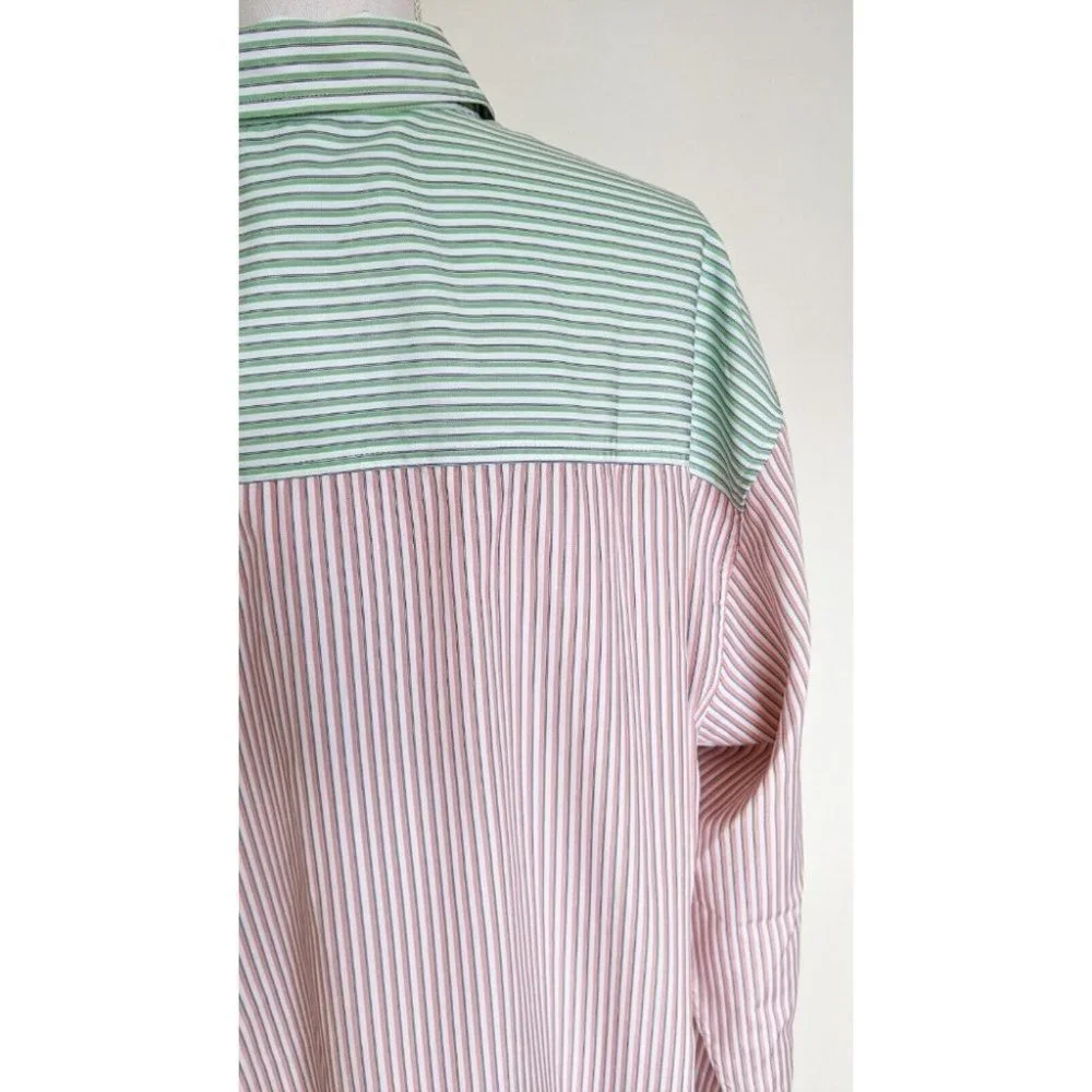 BNWT Blanca Benny Shirt Lime Pink Size M-L Long Sleeve - Picture 7 of 10